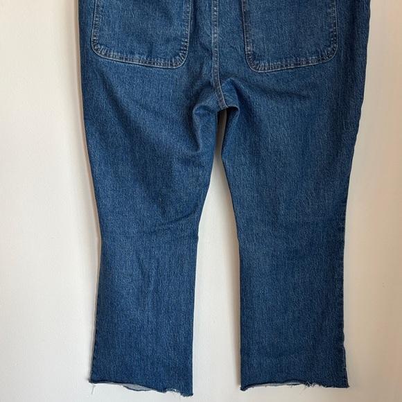 Madewell Womens The Perfect Vintage Flare Classic Blue front pocket Jeans 32 EUC - Picture 11 of 13